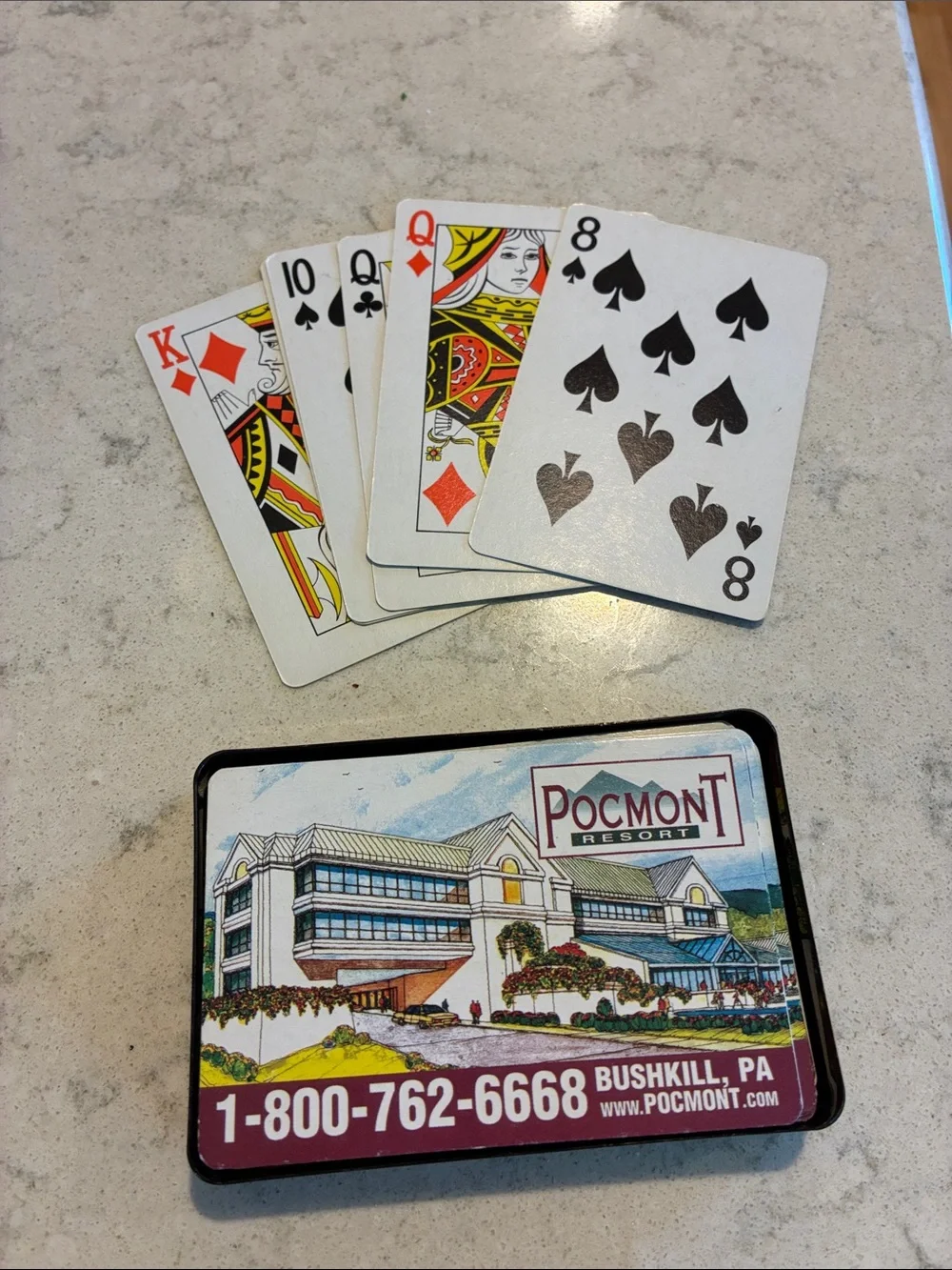 Deck of Playing Cards from the Pocmont Resort in the Poconos